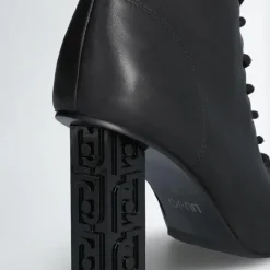 Bottines en Cuir Jennifer noires