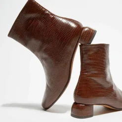 Bottines en Cuir Joyce marron