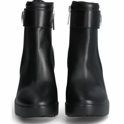 Bottines en Cuir Now noires - Talon 9 cm