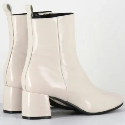Bottines en Cuir samui lait