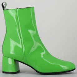 Bottines en Cuir samui vertes