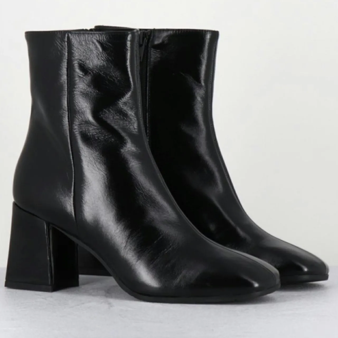 Bottines en Cuir selia noires