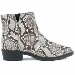 Bottines en Cuir Teoclea beige/gris