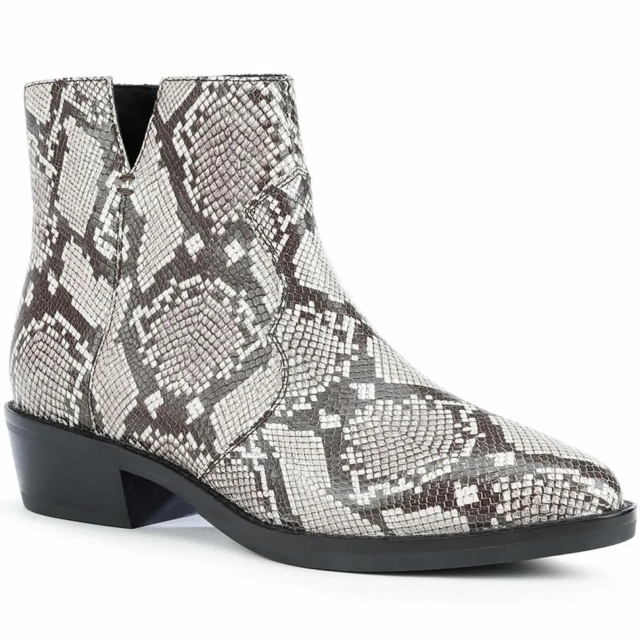 Bottines en Cuir Teoclea beige/gris