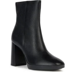 Bottines en Cuir Teulada noires - Talon 9 cm