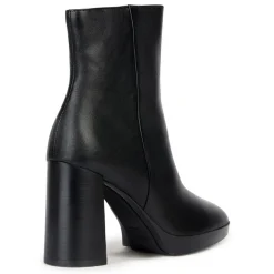 Bottines en Cuir Teulada noires - Talon 9 cm
