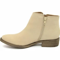 Bottines en Cuir vison