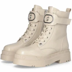 Bottines Love en Cuir beiges