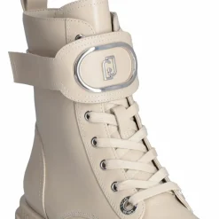 Bottines Love en Cuir beiges