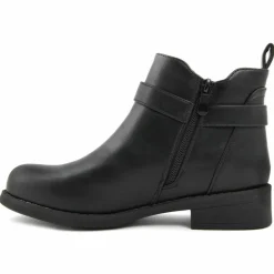 Bottines plates noires