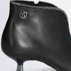 Bottines Sandie en Cuir noires