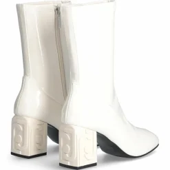 Bottines Sara ivoire - Talon 7 cm