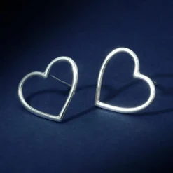 Boucles d'oreilles Agape en Argent