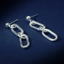 Boucles d'oreilles Aurora en Argent