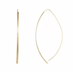 Boucles d'oreilles Créoles Edna or jaune