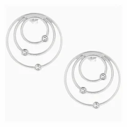 Boucles d'oreilles créoles Orbite MM palladium