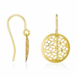 Boucles d'oreilles Dandelion or jaune