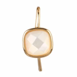 Boucles d'oreilles Ella Nacre en laiton doré