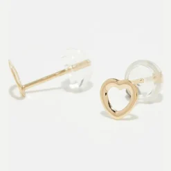 Boucles d'oreilles Enfant Mon cœur or jaune
