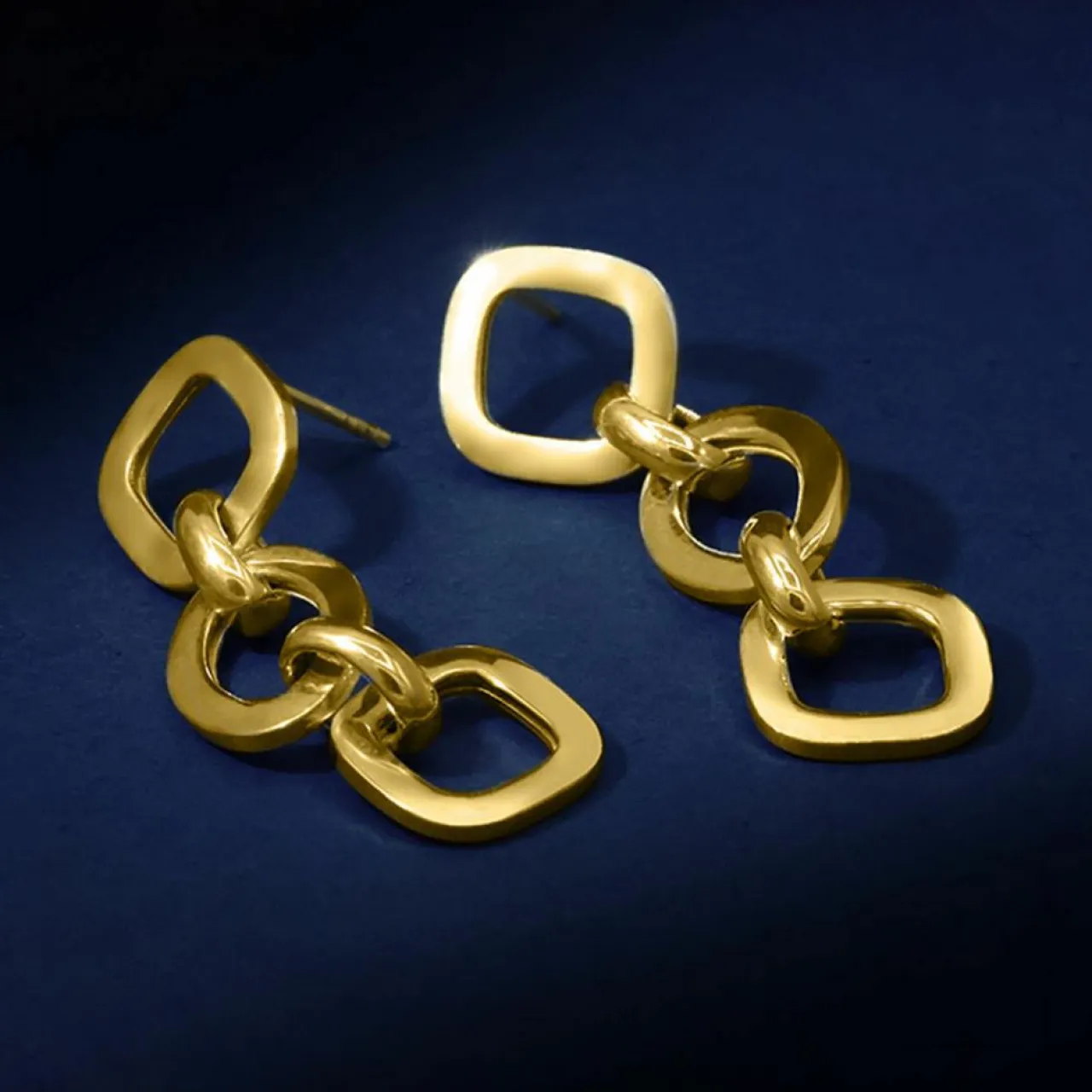 Boucles d'oreilles Giada en Argent doré