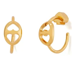Boucles d'oreilles Link dorées