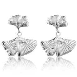 Boucles d'oreilles Mareva argentées
