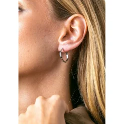 Boucles d'oreilles Sparkle argentées
