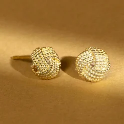 Boucles d'oreilles Tourbillon d'Amour or jaune