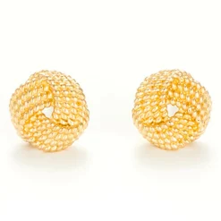 Boucles d'oreilles Tourbillon d'Amour or jaune