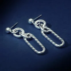 Boucles d'oreilles Valeriana en Argent