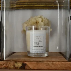 Bougie parfumée Jardin rêvé Jardin des délices Framboise caramel ivoire - 45h