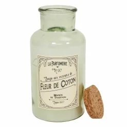 Bougie Parfumée Maison Tradition vert/ rouge/ blanc - 7.8x17x7.8 cm