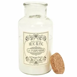 Bougie Parfumée Maison Tradition vert/ rouge/ blanc - 7.8x17x7.8 cm