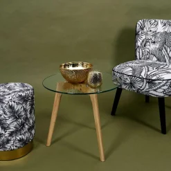 Bougie Parfumée Martelée dorée - 5 méches - 21x9.5x21 cm