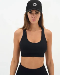 Brassière Malte noir/bleu