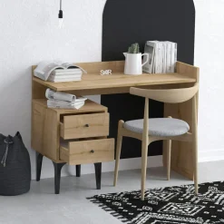 Bureau Puuk chêne - 100x80x45 cm