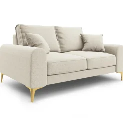 Canapé 2 places Madara beige clair - 172x102x90 cm