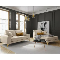 Canapé 2 places Madara beige - 172x102x90 cm