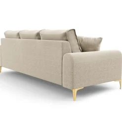 Canapé 3 places Madara beige - 222x102x90 cm