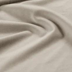 Canapé d'angle droit en Velours Daphne 4 Places Beige Clair - 270x170x86 cm