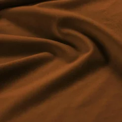 Canapé d'angle droit en Velours Daphne 4 Places Terracotta - 270x170x86 cm