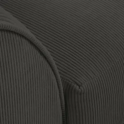 Canapé d'angle droit Quince 4 Places gris foncé - 221x171x80 cm