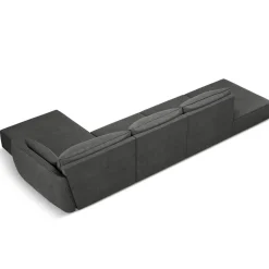 Canapé D'Angle Droit Vanda 5 Places 1 gris - 386x166x85 cm