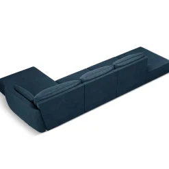 Canapé D'Angle Droit Vanda 5 Places 1 bleu roi - 386x166x85 cm