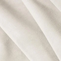 Canapé d'angle droit Velours Vanda 5 Places beige clair - 386x166x85 cm