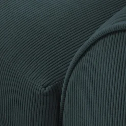 Canapé d'angle gauche Quince 4 Places bleu - 221x171x80 cm