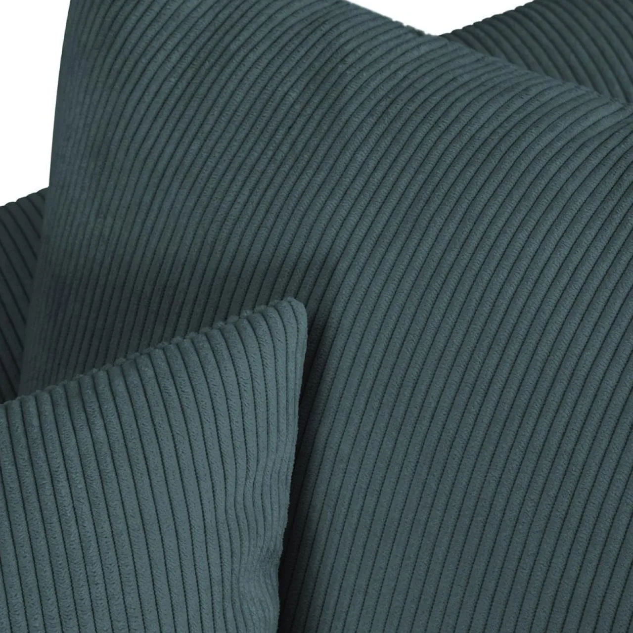 Canapé d'angle gauche Quince 4 Places bleu - 221x171x80 cm