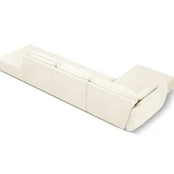 Canapé D'Angle Gauche Vanda 5 Places 1 beige clair - 386x166x85 cm