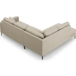 Canapé d'angle Gauche Venus 5 Places beige - 254x185x90 cm