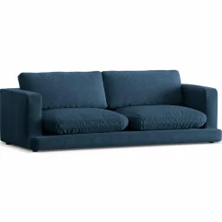 Canapé Daphne 3 Places Bleu Marine - 210x105x86 cm